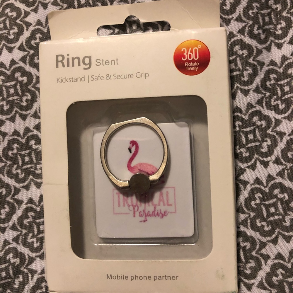 Flamingo phone ring stent